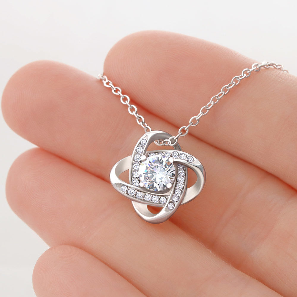 To My Wife - Love Knot Necklace - Promise Necklace