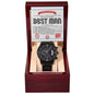 Best Man-Official Certificate-Metal Chronograph Watch