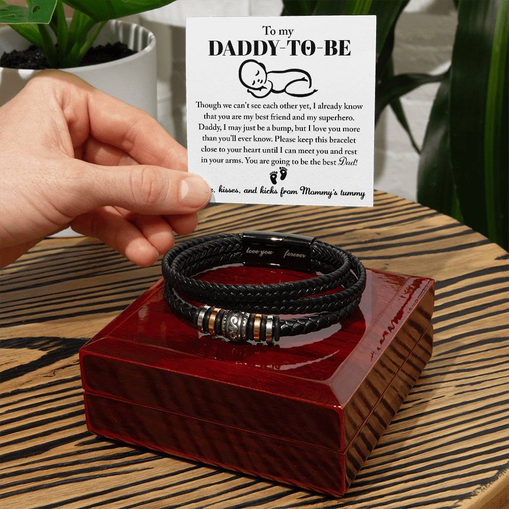 Dad To Be Bracelet Gift - In Your Arms