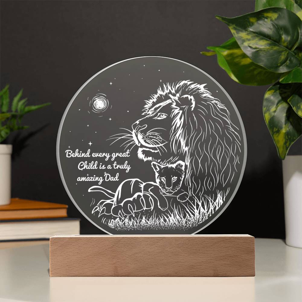 Dad Gift-Amazing Dad Acrylic Plaque