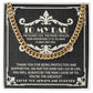 Dad Cuban Link Chain Necklace Gift - A Dad Like You