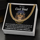 Dad Cuban Link Chain Necklace Gift - Cool Dad
