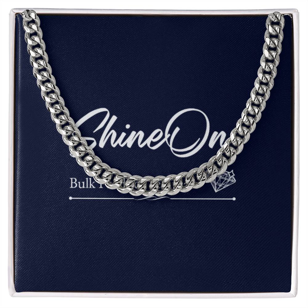 Cuban Link Chain Mens Necklace-Two Colors-Multiple Lengths-May 7 2024