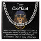 Dad Cuban Link Chain Necklace Gift - Cool Dad