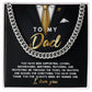 Dad Cuban Link Chain Necklace Gift - Through The Years