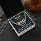 Dad Cuban Link Chain Necklace Gift - It Takes Someone Special To Be A Dad
