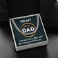 Dad Cuban Link Chain Necklace Gift - It Takes Someone Special To Be A Dad