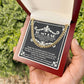 Dad Cuban Link Chain Necklace Gift - A Dad Like You