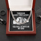 Dad Cuban Link Chain Necklace Gift - Always Be My Dad