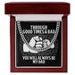 Dad Cuban Link Chain Necklace Gift - Always Be My Dad