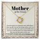 Mother Of The Groom Gift - Love Knot Necklace - Happy To Have You