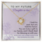 To My Future Daughter-in-Law - Love Knot  Necklace - You Are A Gift