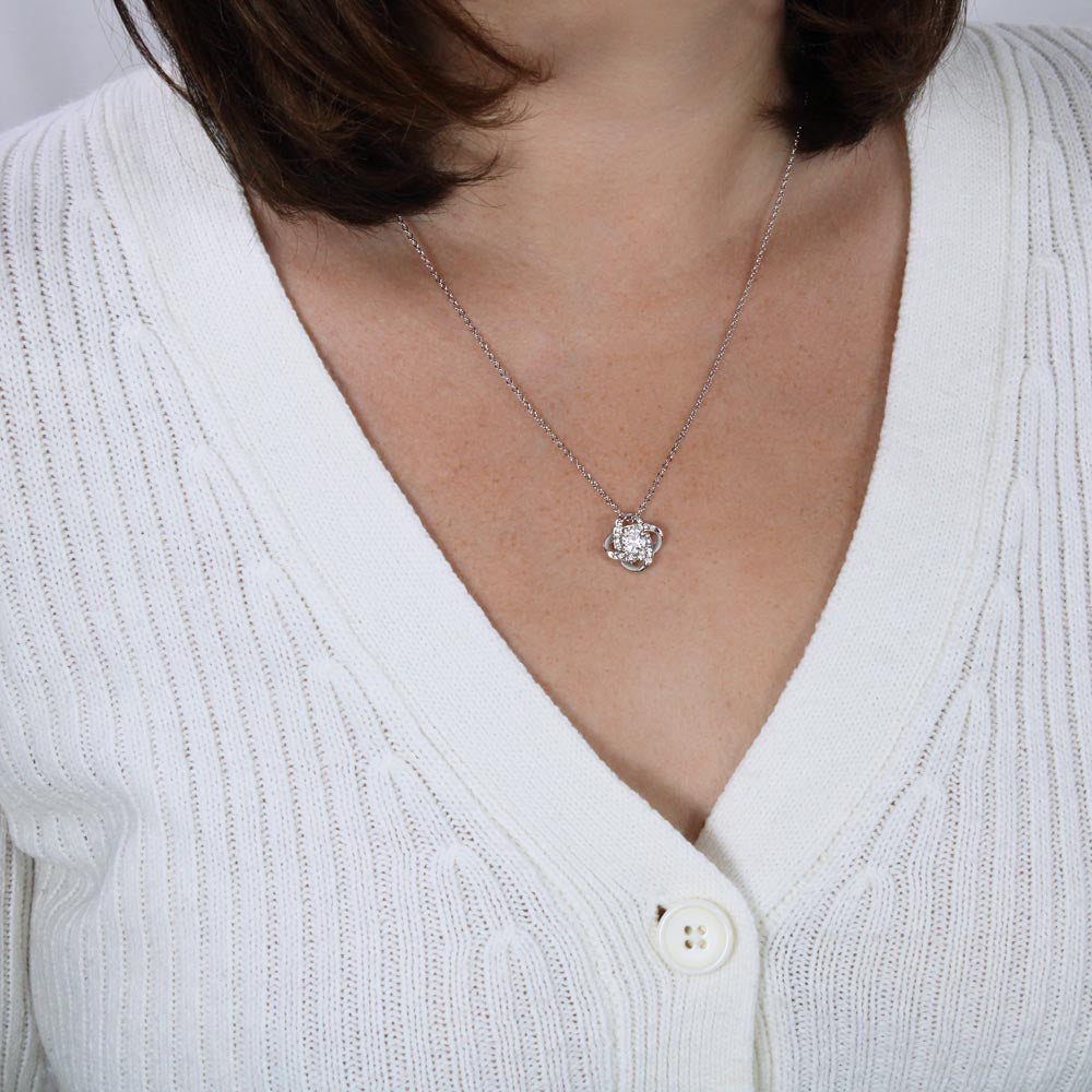 To My Bride - Love Knot Necklace Gift - Each Moment Together