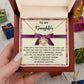 To My Daughter - Grown Into A Remarkable Woman - Love Knot Necklace