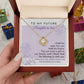 To My Future Daughter-in-Law - Love Knot  Necklace - You Are A Gift
