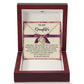 To My Daughter - Grown Into A Remarkable Woman - Love Knot Necklace