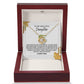 To My Daughter - Brave Strong Intelligent Caring Beautiful and Truly Amazing - Love Knot Necklace