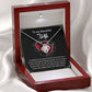 To My Wife - Love Knot  Necklace - My Heart Became Whole