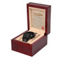 To My Groom Gift - You And Me - Metal Chronograph Watch