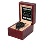 Groomsman Gift - Called To Duty - Metal Chronograph Watch