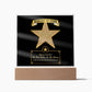 Dad Gift-Galaxy Of Stars Acrylic Plaque