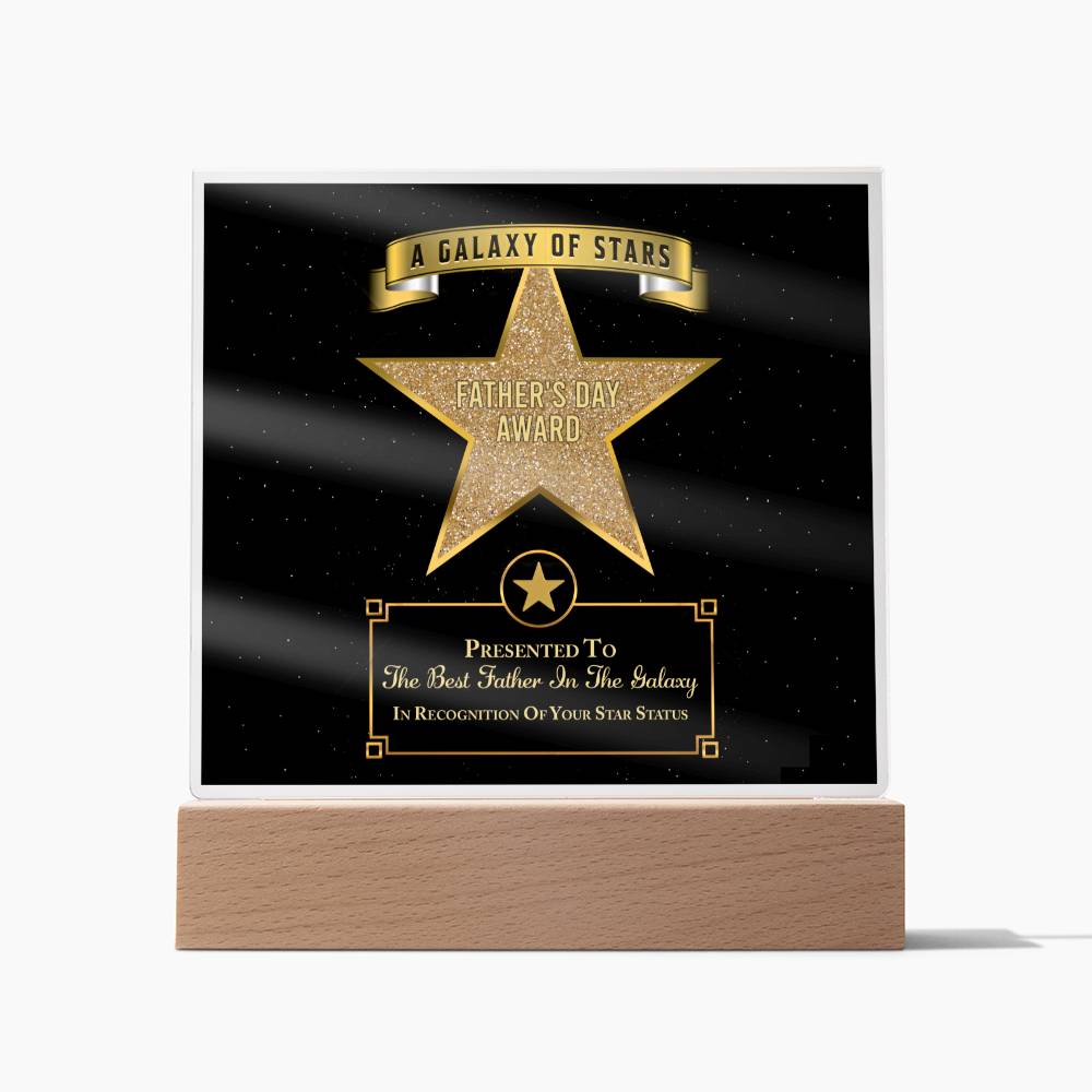 Dad Gift-Galaxy Of Stars Acrylic Plaque