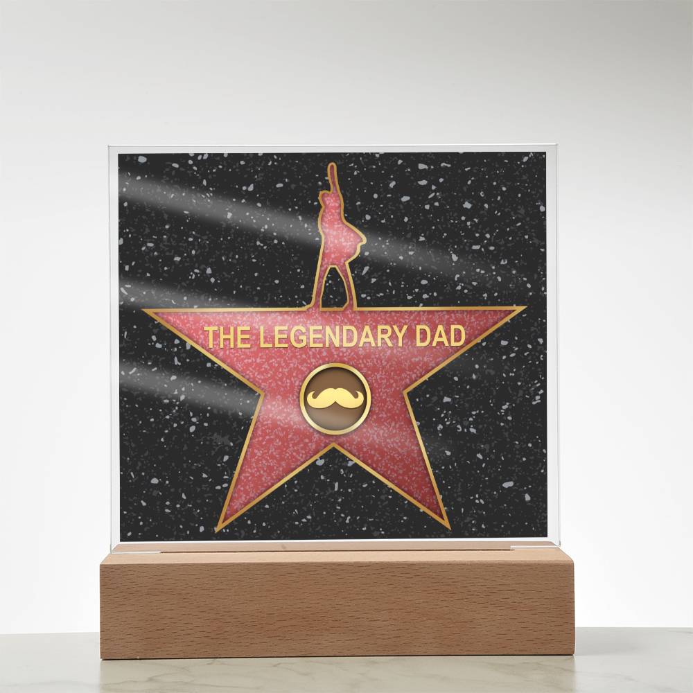 Dad Gift-The Legendary Dad Acrylic Plaque