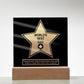 Dad Gift-Worlds Best Dad Desktop Acrylic Plaque Sign