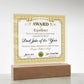 Dad Gift-Award of Excellence-Acrylic Plaque