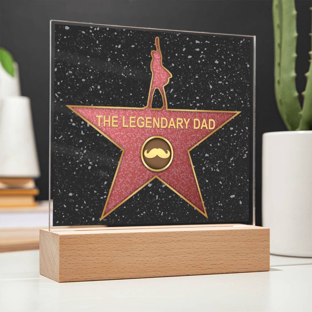 Dad Gift-The Legendary Dad Acrylic Plaque