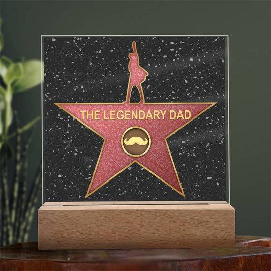 Dad Gift-The Legendary Dad Acrylic Plaque