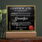 Grandpa Gift-Worlds Greatest Grandpa-Acrylic Plaque