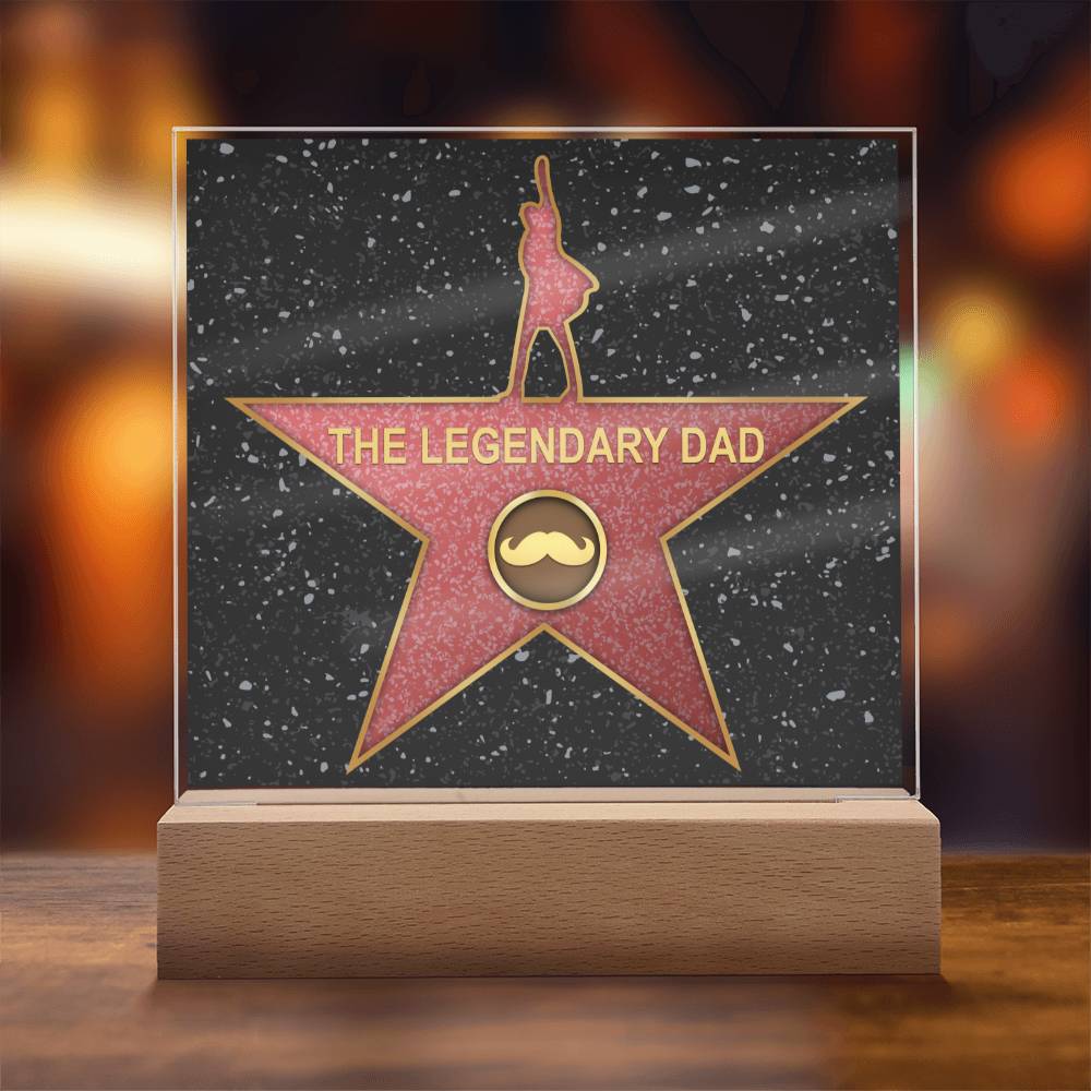 Dad Gift-The Legendary Dad Acrylic Plaque