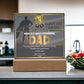 Dad Gift-Super Dad Award Acrylic Plaque