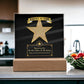 Dad Gift-Galaxy Of Stars Acrylic Plaque