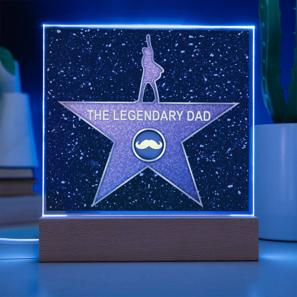 Dad Gift-The Legendary Dad Acrylic Plaque