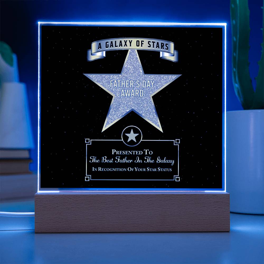 Dad Gift-Galaxy Of Stars Acrylic Plaque