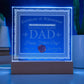 Dad Gift-Certificate Of Achievement Acrylic Plaque