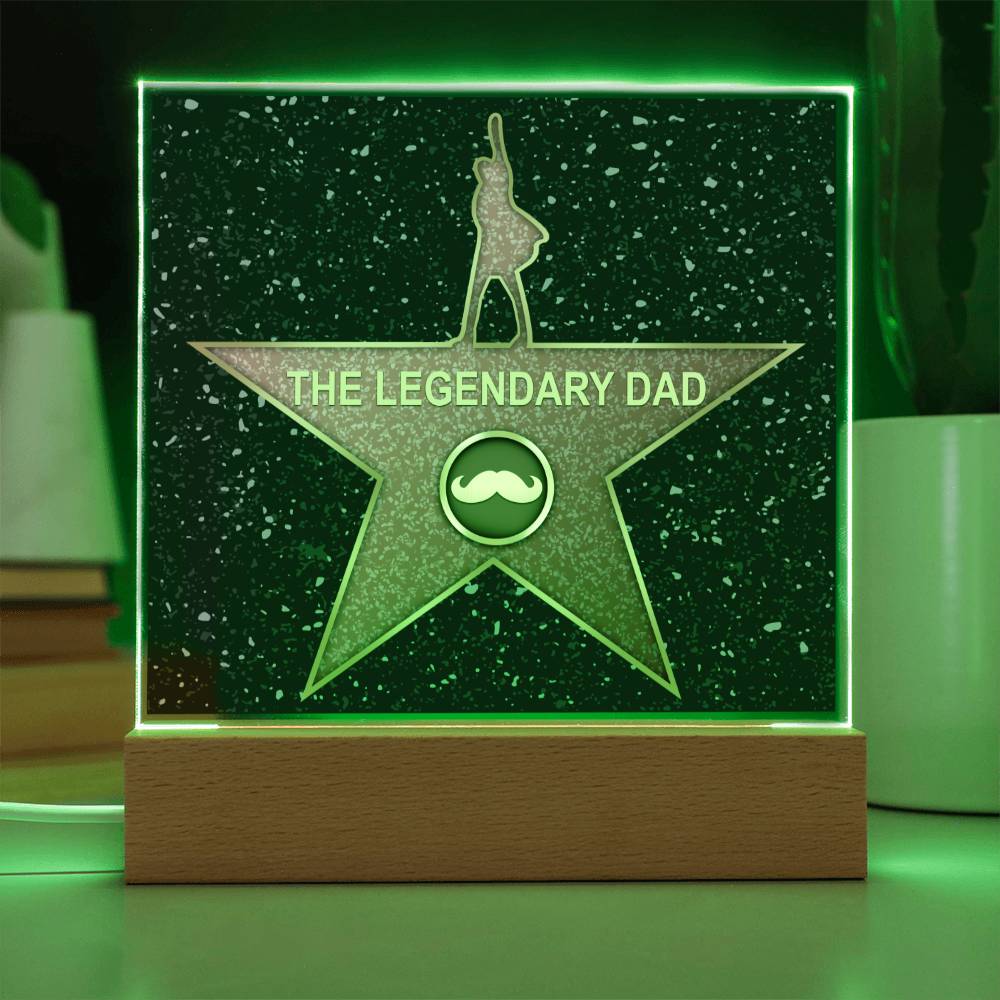 Dad Gift-The Legendary Dad Acrylic Plaque