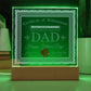 Dad Gift-Certificate Of Achievement Acrylic Plaque