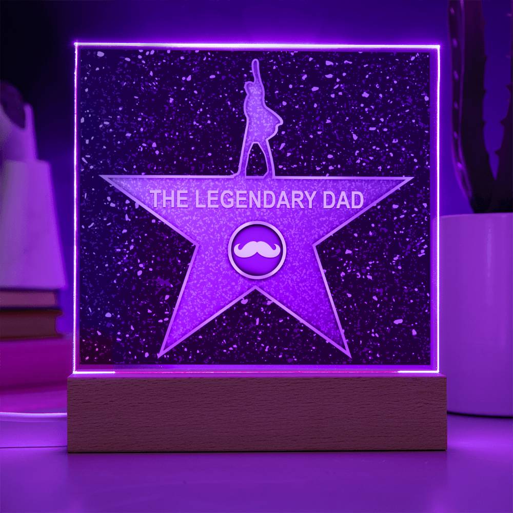 Dad Gift-The Legendary Dad Acrylic Plaque