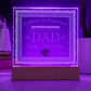 Dad Gift-Certificate Of Achievement Acrylic Plaque