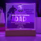 Dad Gift-Super Dad Award Acrylic Plaque