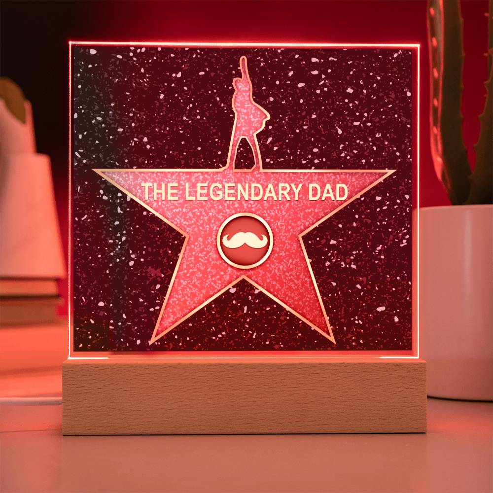 Dad Gift-The Legendary Dad Acrylic Plaque