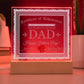 Dad Gift-Certificate Of Achievement Acrylic Plaque