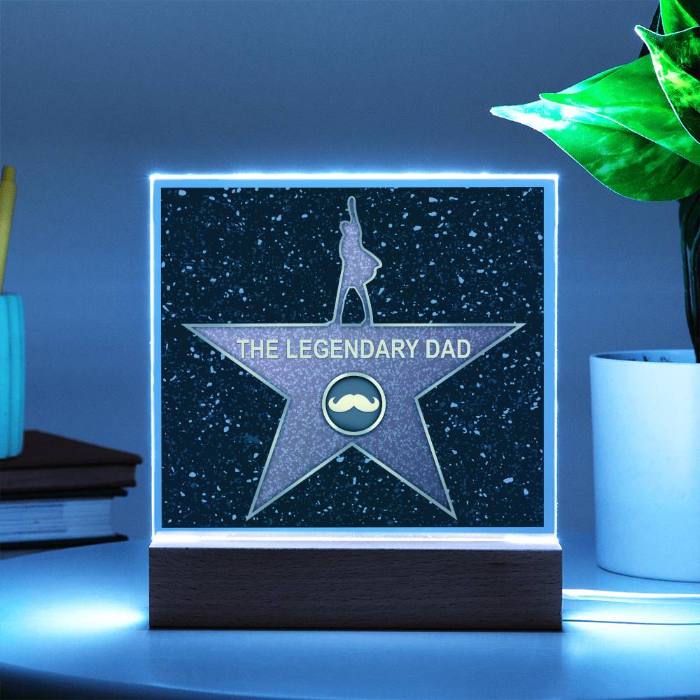 Dad Gift-The Legendary Dad Acrylic Plaque