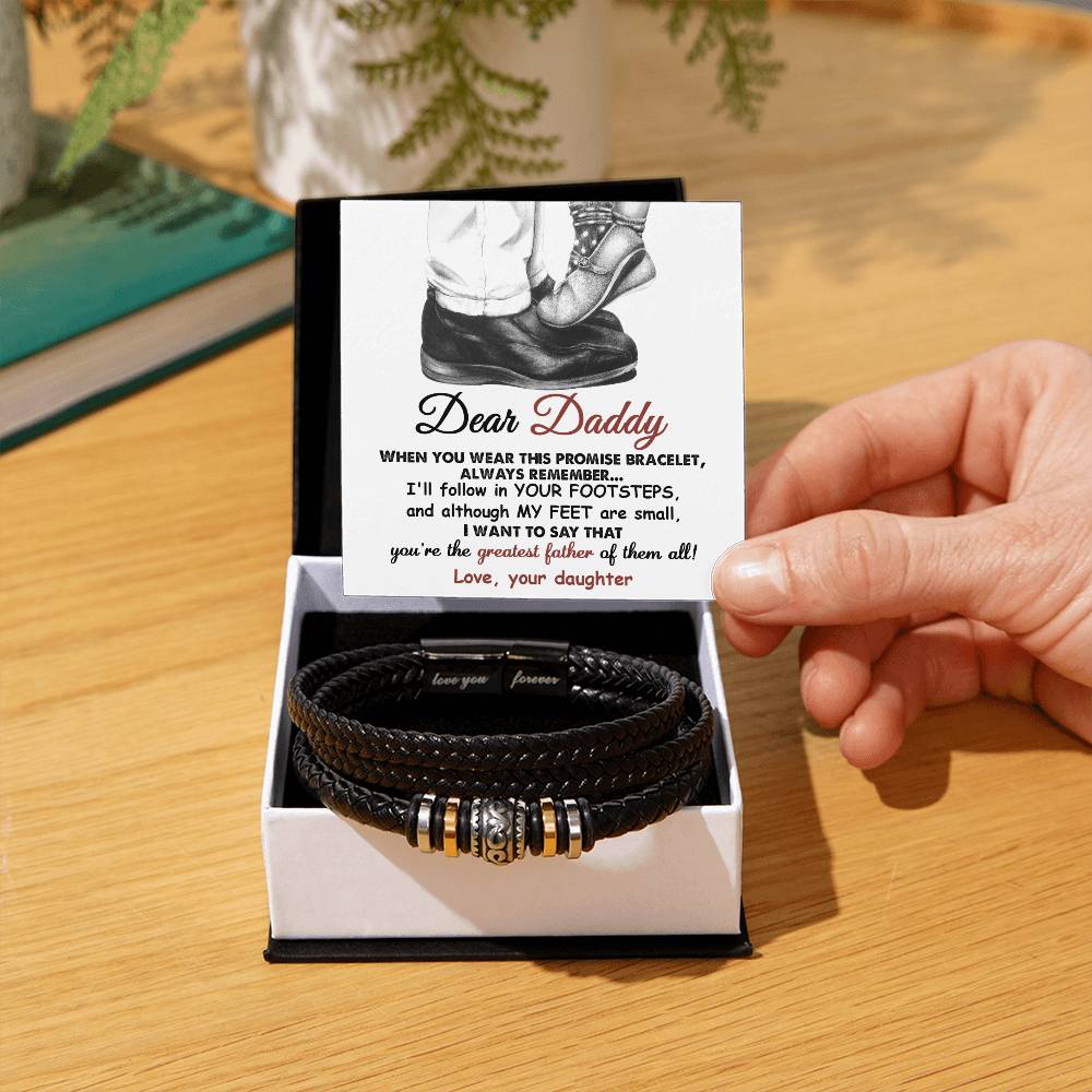 Dad Promise Bracelet Gift