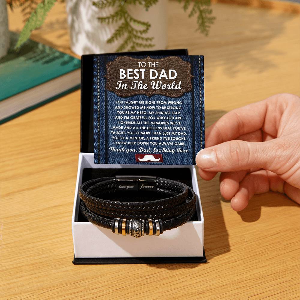 Dad Bracelet Gift - To Be Strong