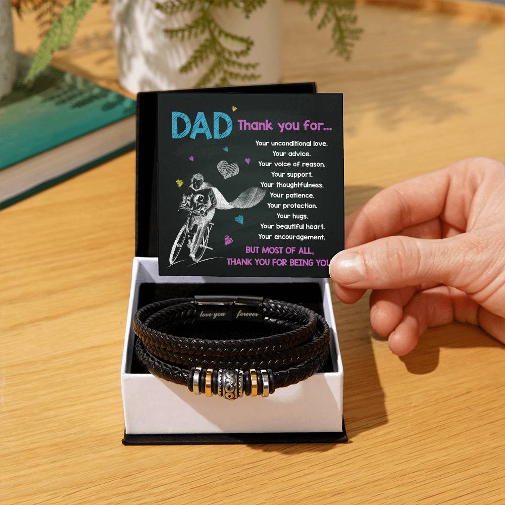 Bracelet Gift For Dad-Thank You For Everything