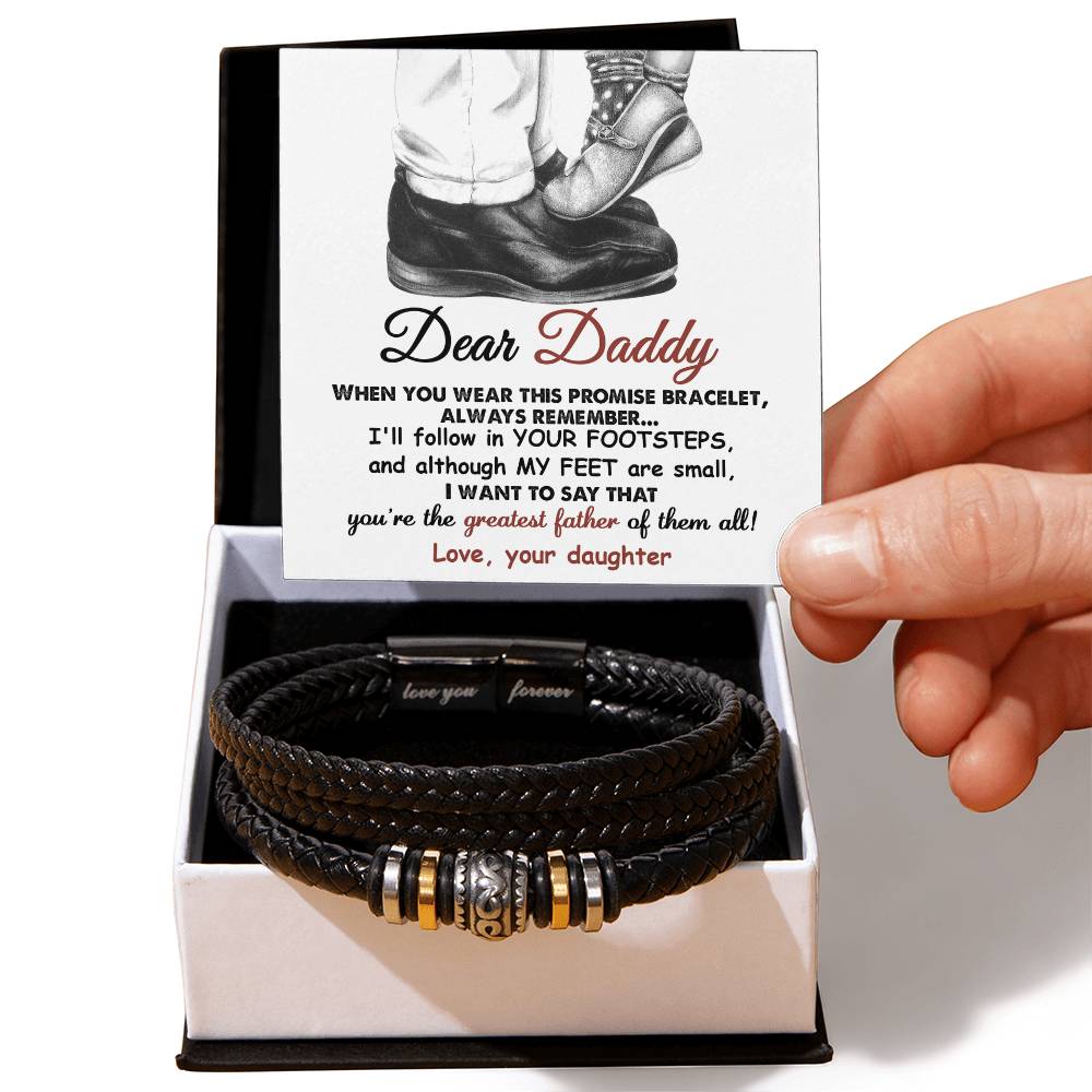 Dad Promise Bracelet Gift